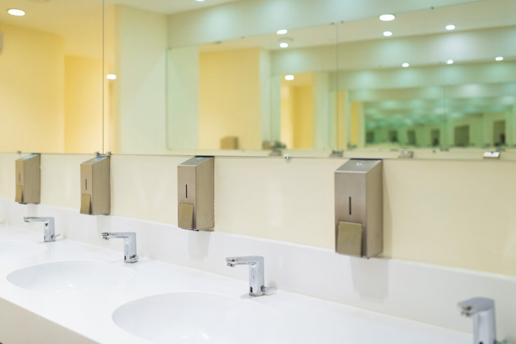 Commercial bathroom sinks